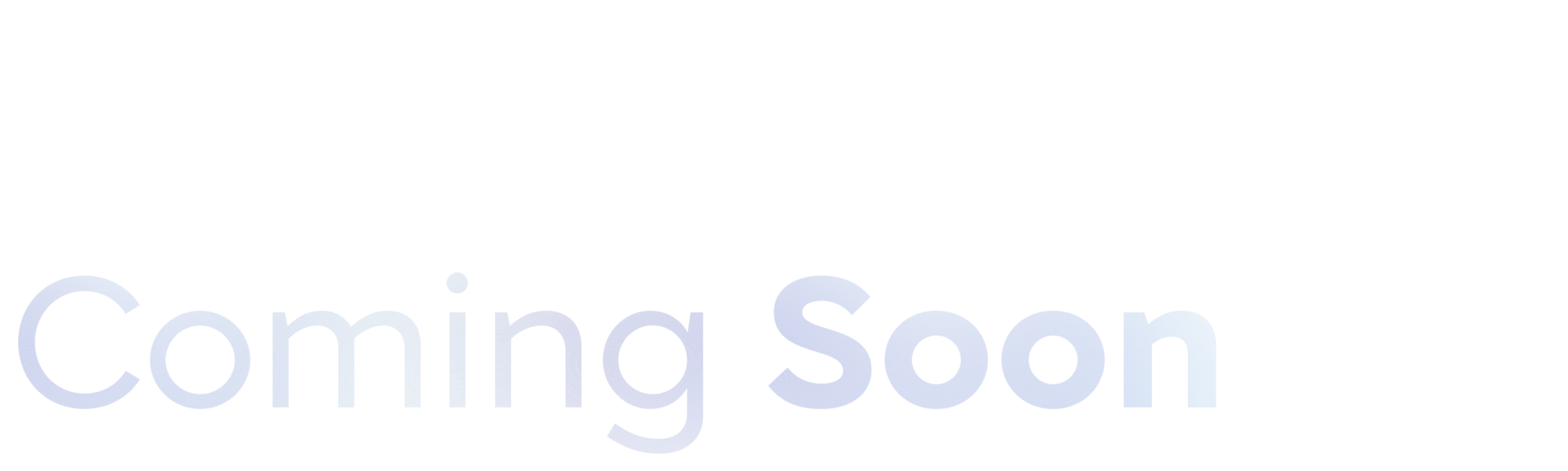 Coming Soon