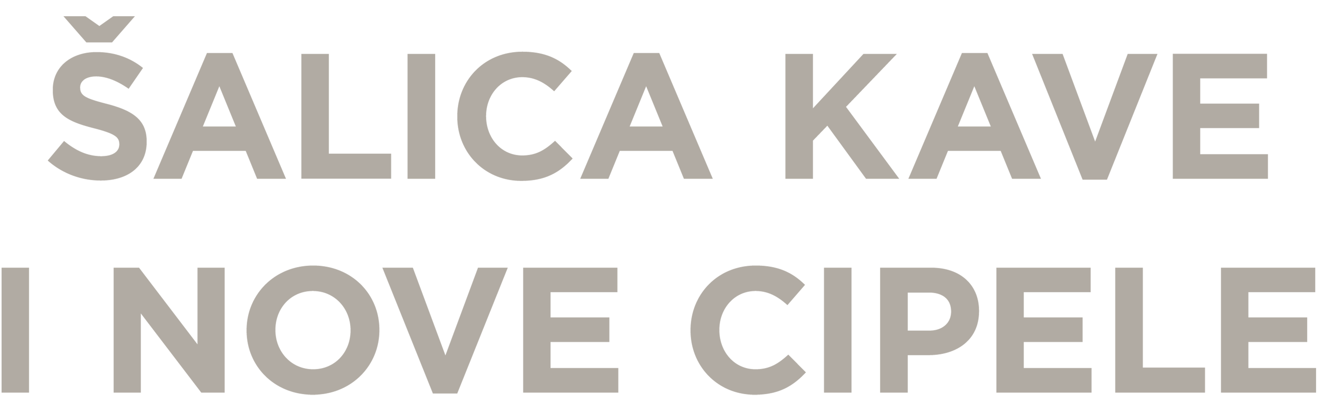 Šalica kave i nove cipele