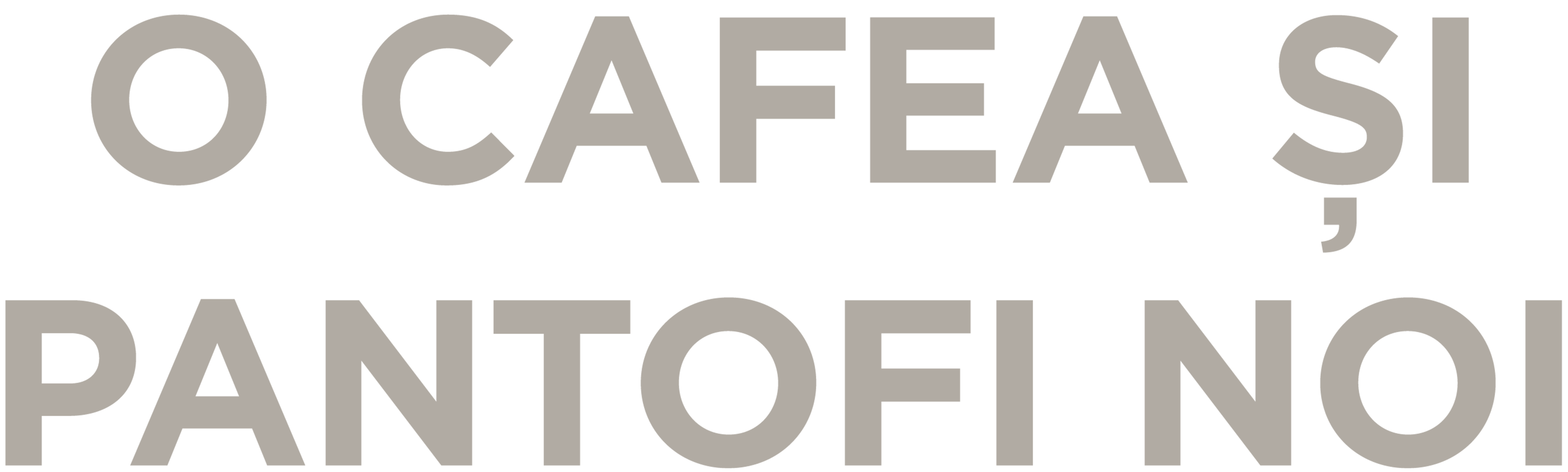 O cafea și pantofi noi