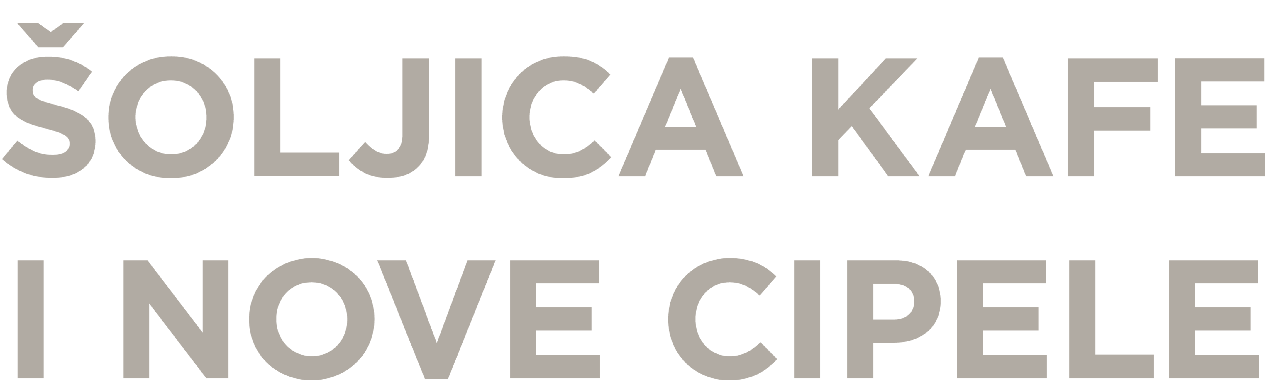 Šoljica kafe i nove cipele