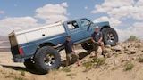 Ford F354 Monster Truck  vs. Johnson Valley rocks