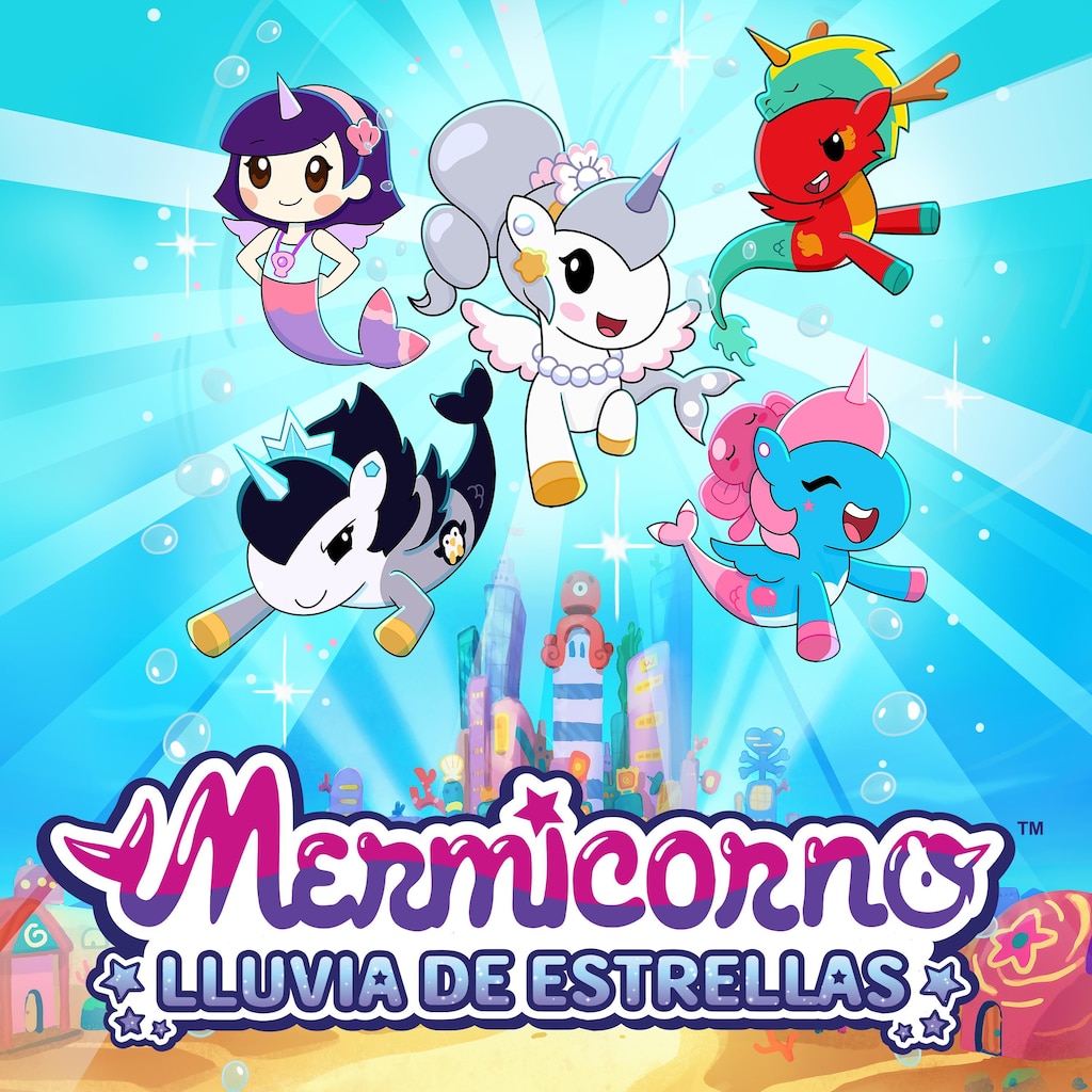 Mermicorno: lluvia de estrellas