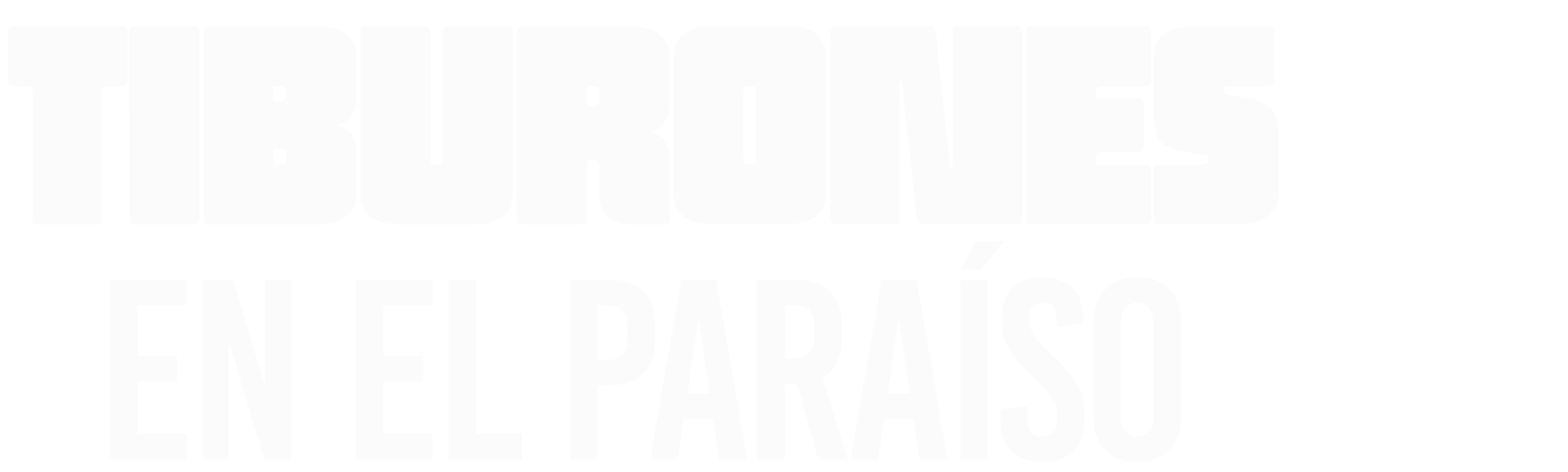 Tiburones en el paraíso