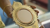 Bronze Mirror Made in Kerala, India