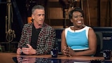 Michael Moore, Joy-Ann Reid, Dan Savage, Tony Schwartz