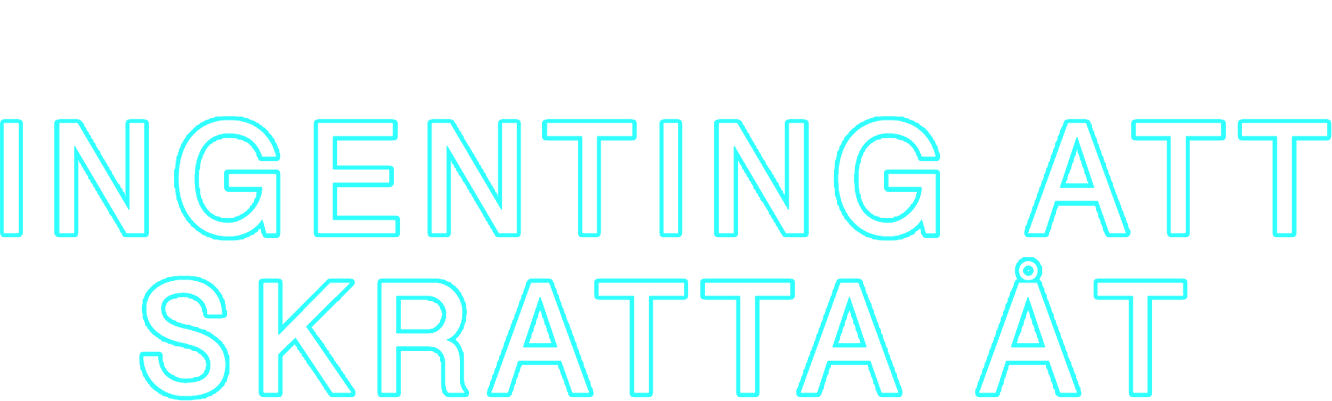 Ingenting att skratta åt