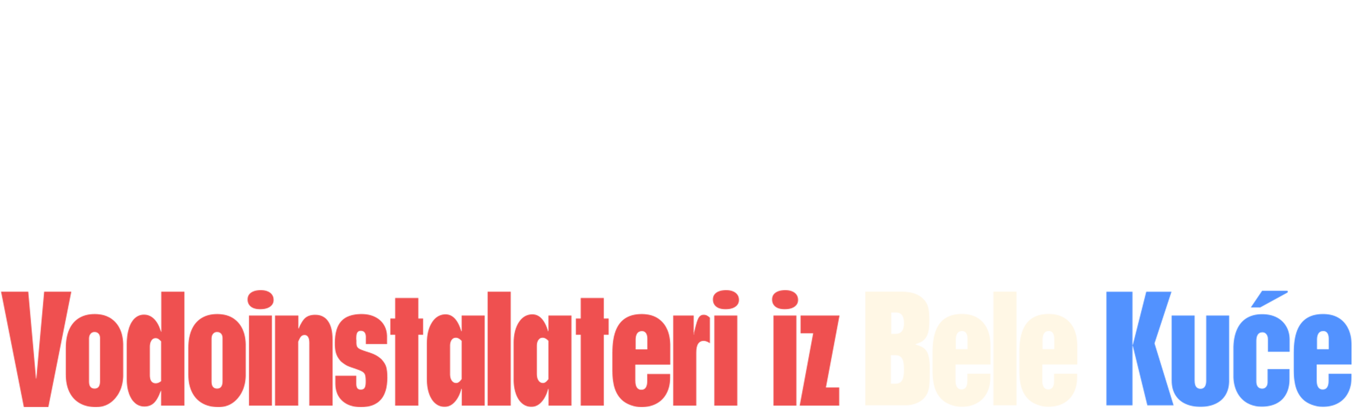 Vodoinstalateri iz Bele kuće