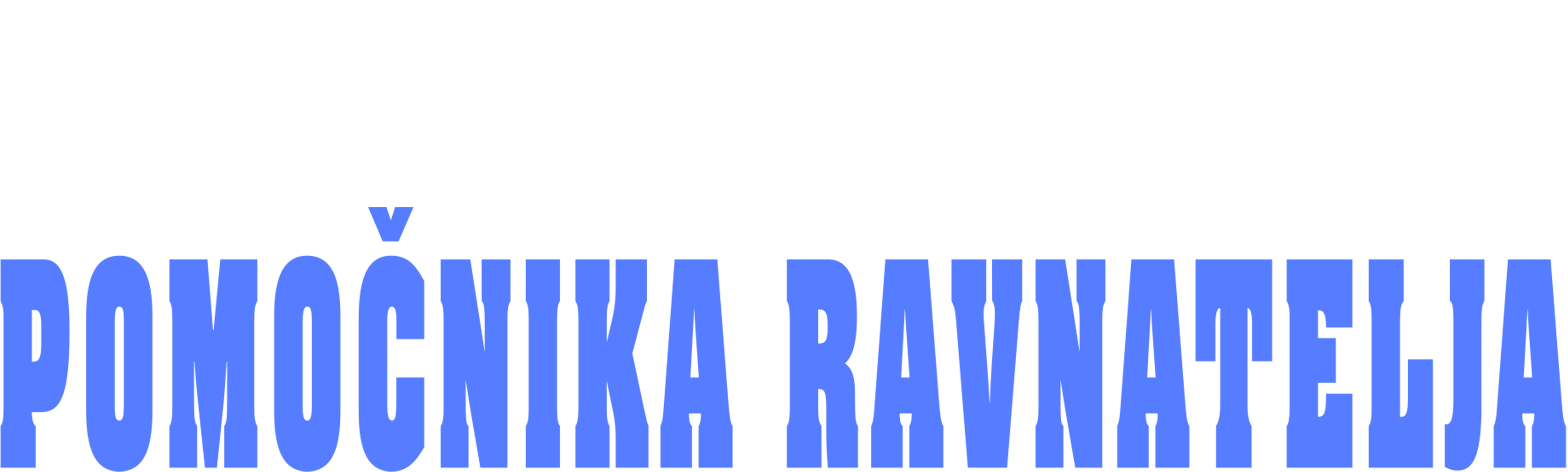 Pomočnika ravnatelja