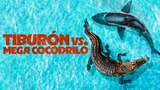 Tiburón vs. mega cocodrilo