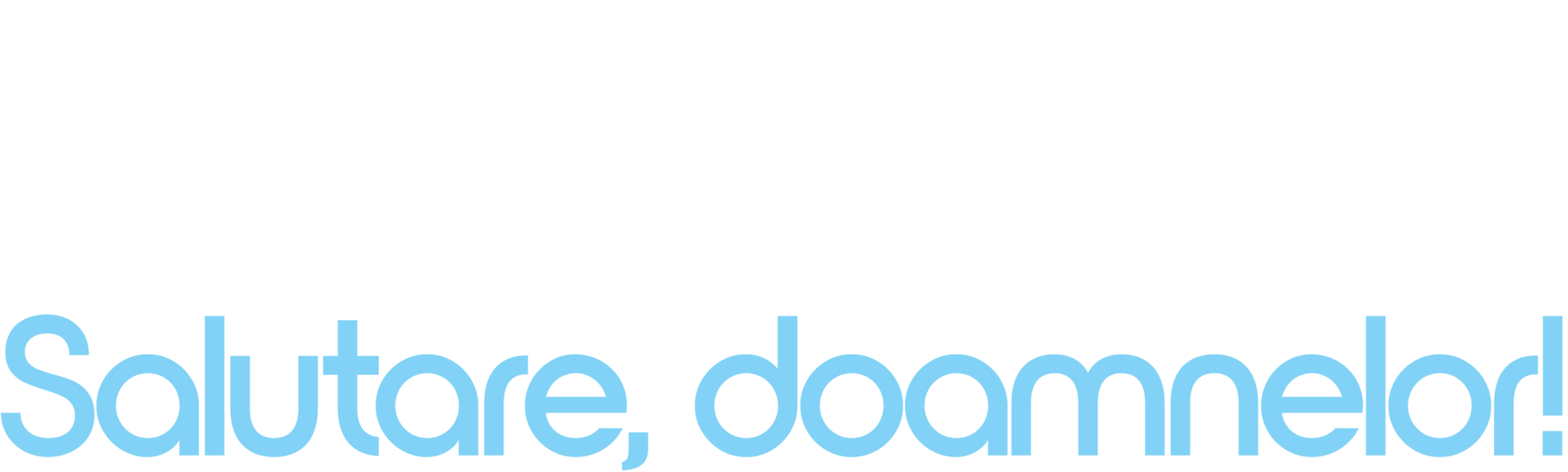 Salutare, doamnelor!