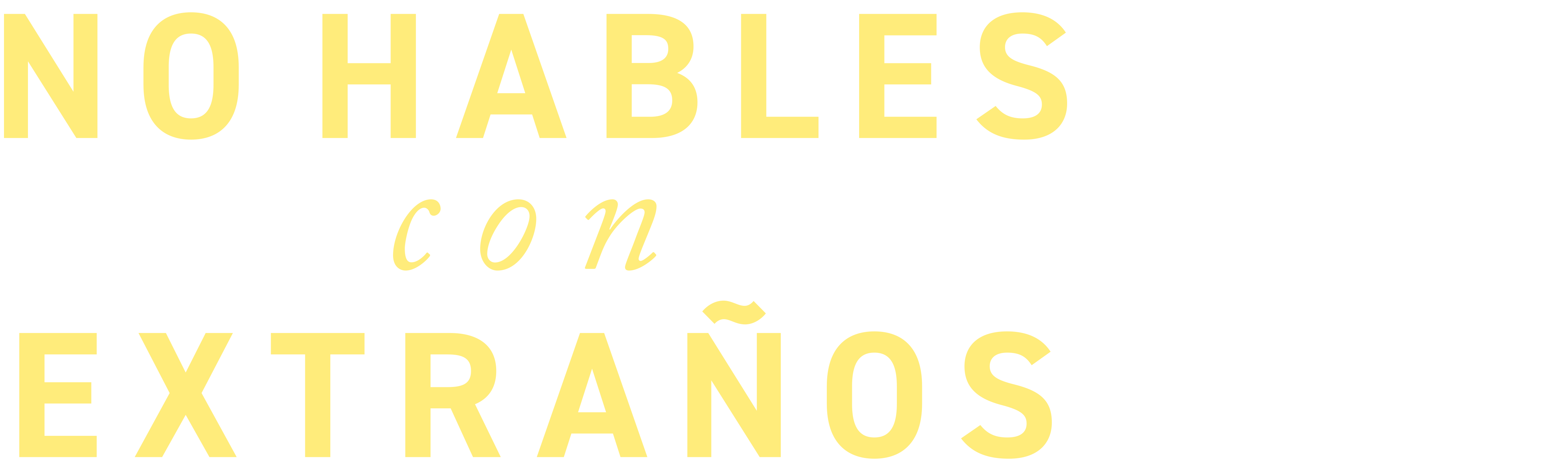 No Hables con Extraños