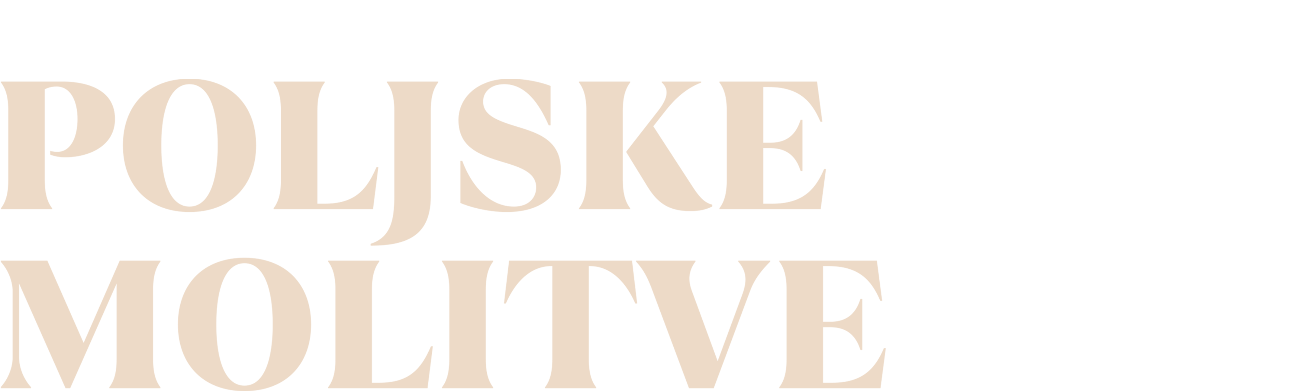 Poljske molitve