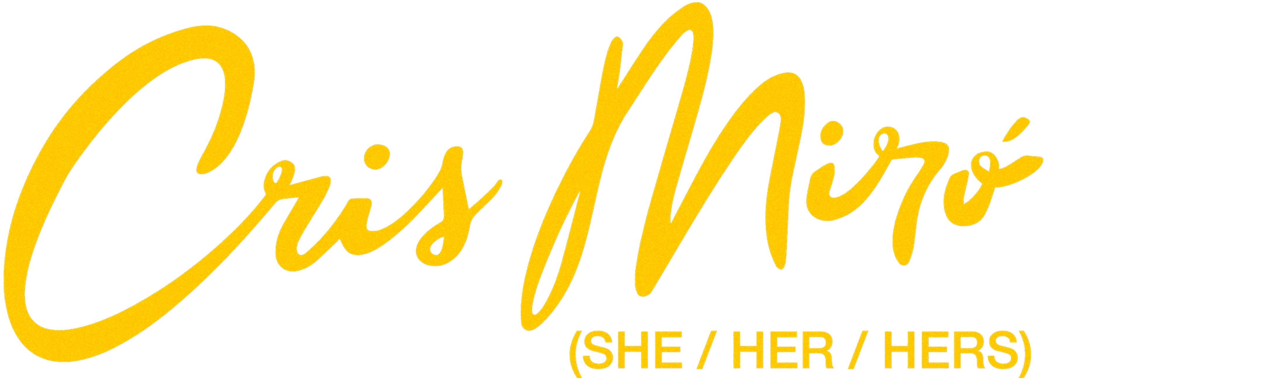 Cris Miró (She|Her|Hers)