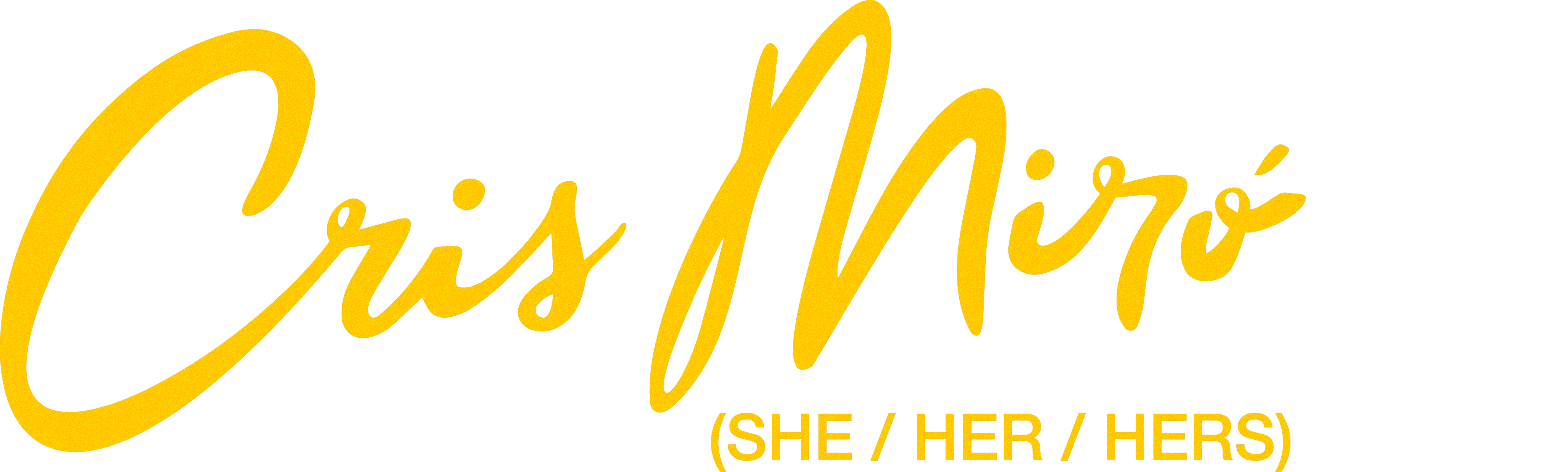 Cris Miró (She|Her|Hers)