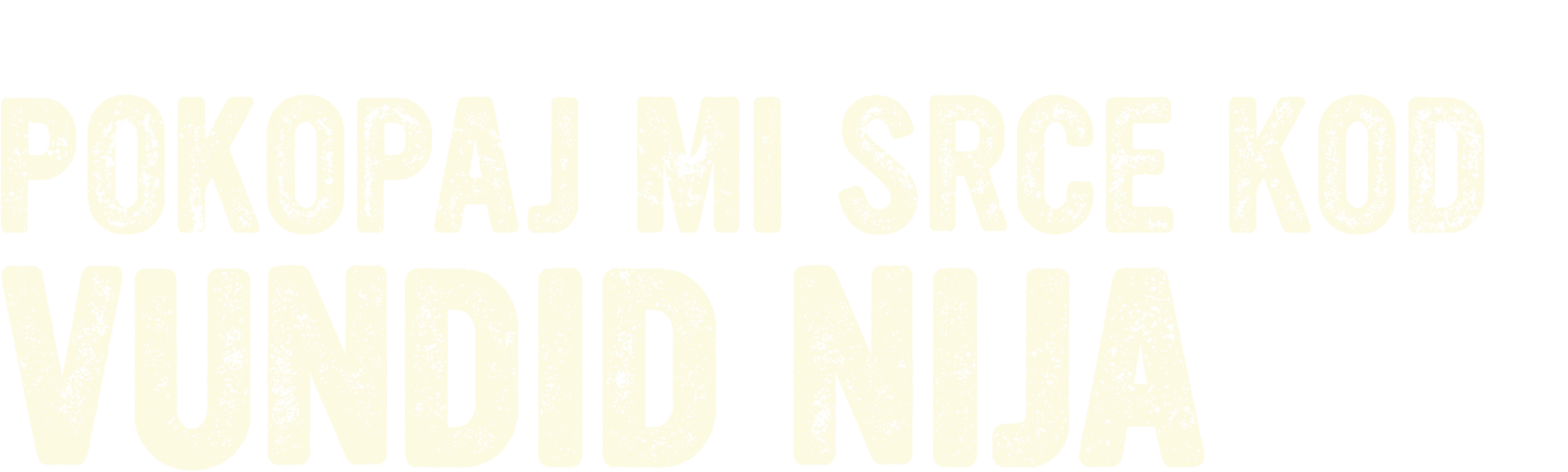 Pokopaj mi srce kod Vundid Nija