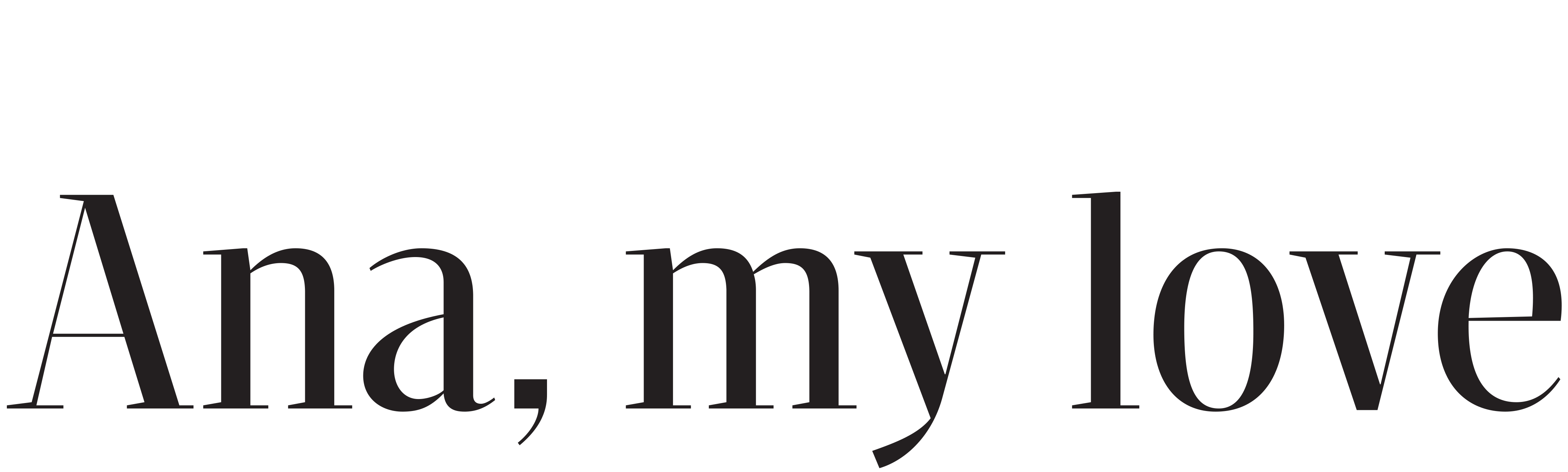 Ana, mon amour