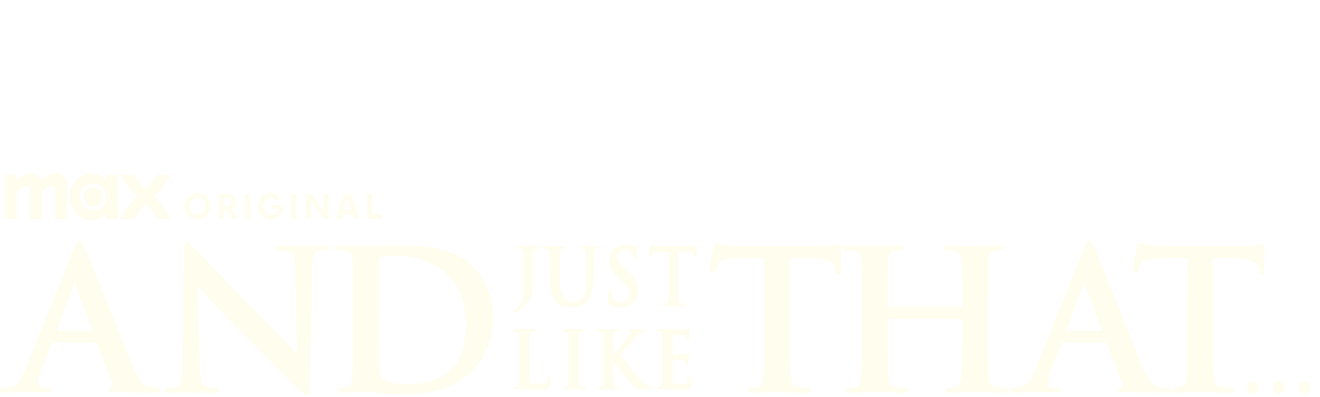 And Just Like That...