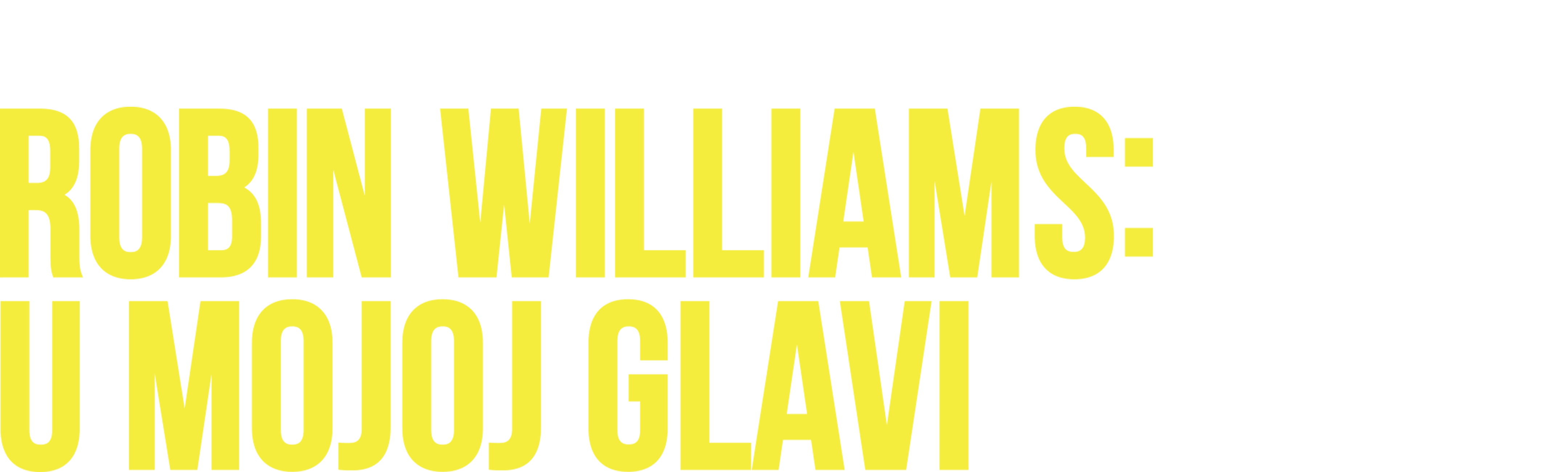 Robin Williams: U mojoj glavi