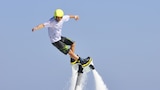 Leather, Grand Canal, Flyboard