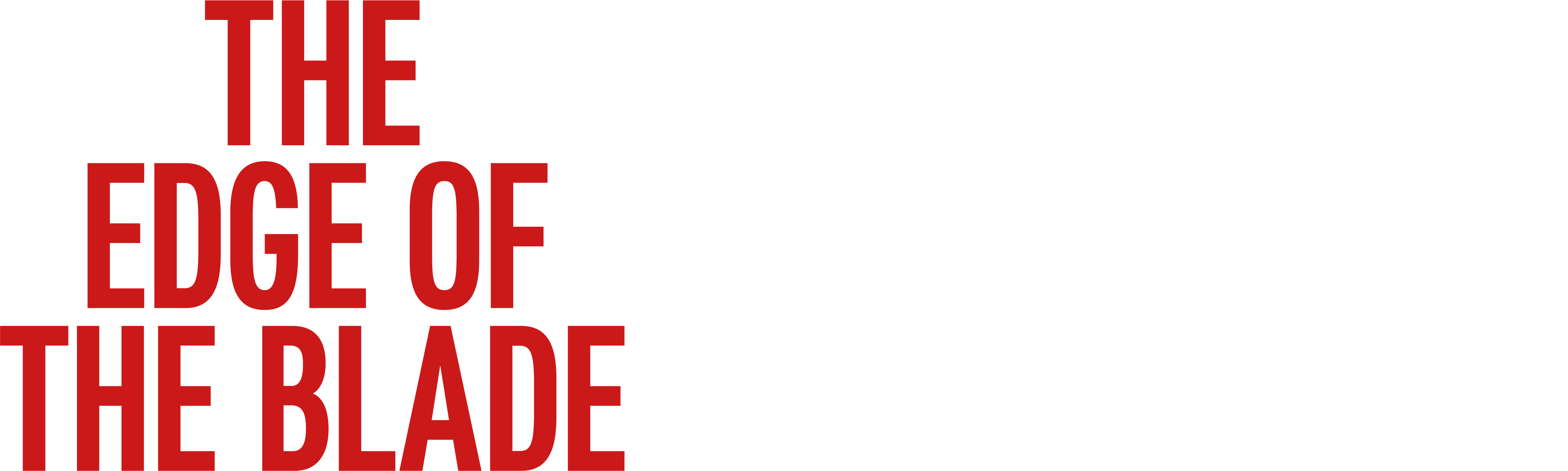 The Edge of the Blade