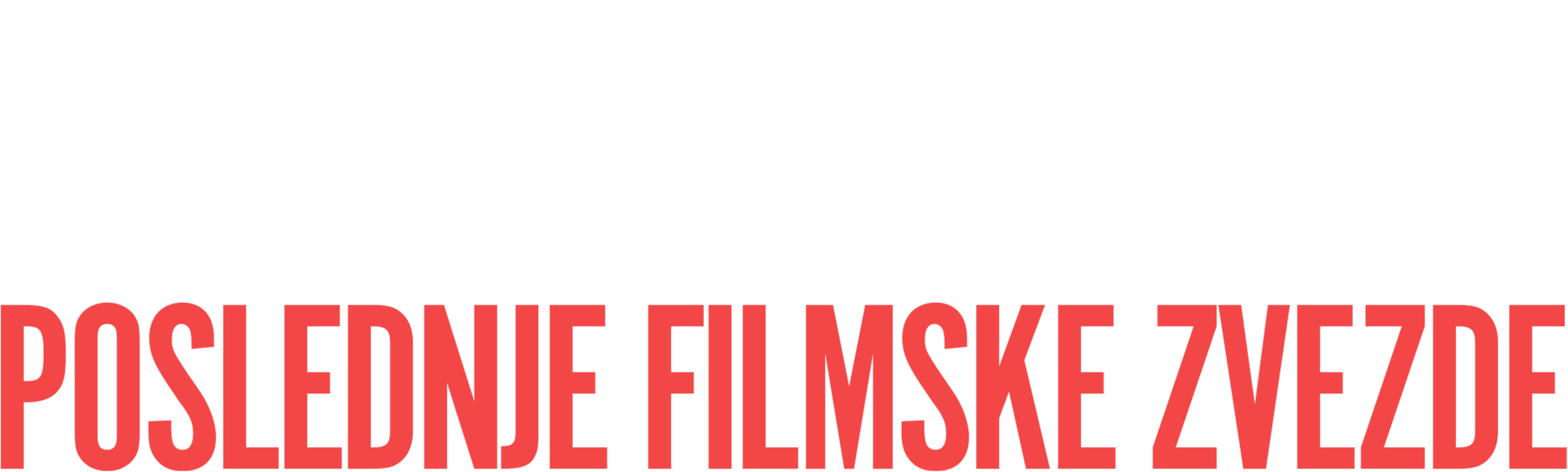 Poslednje filmske zvezde