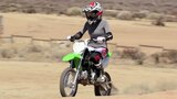 Crashing Kawasaki KLX 140 Motorcycles and Off-Road Riding