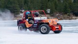 Riding in an Ice Racer