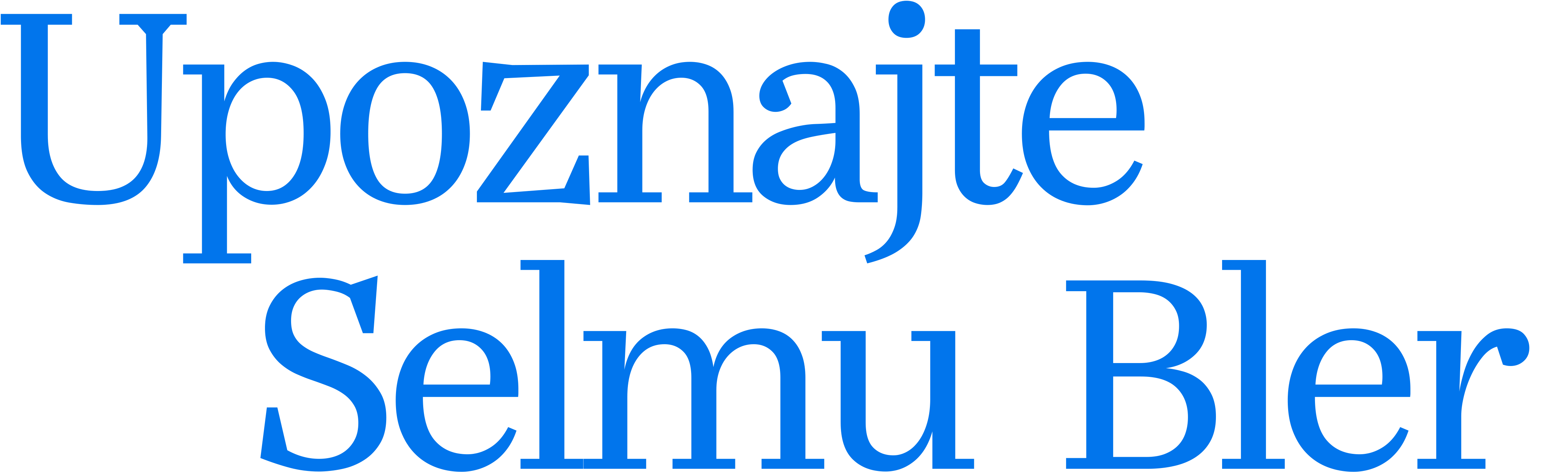 Predstavljanje, Selma Bler