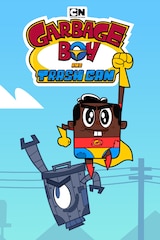 Garbage Boy and Trash Can