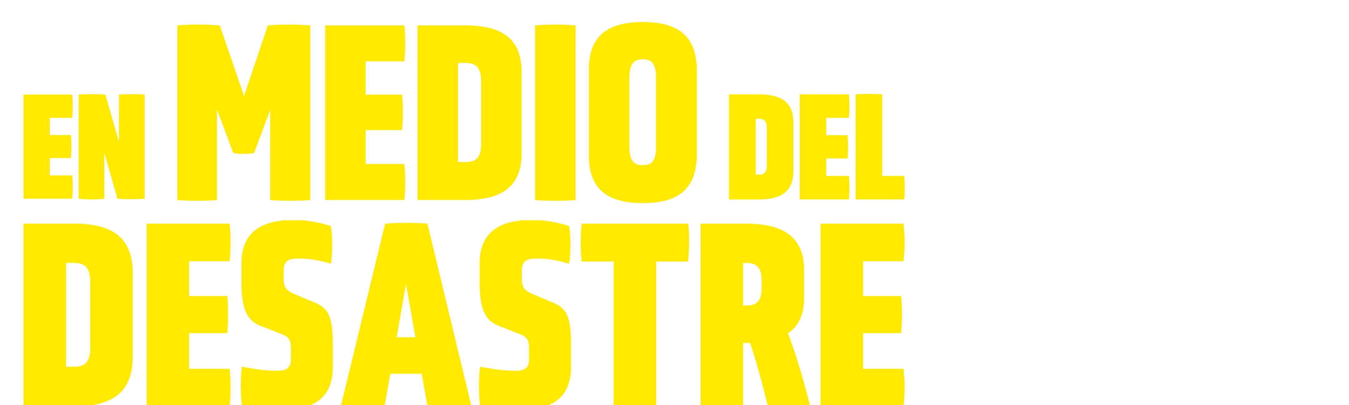 En medio del desastre