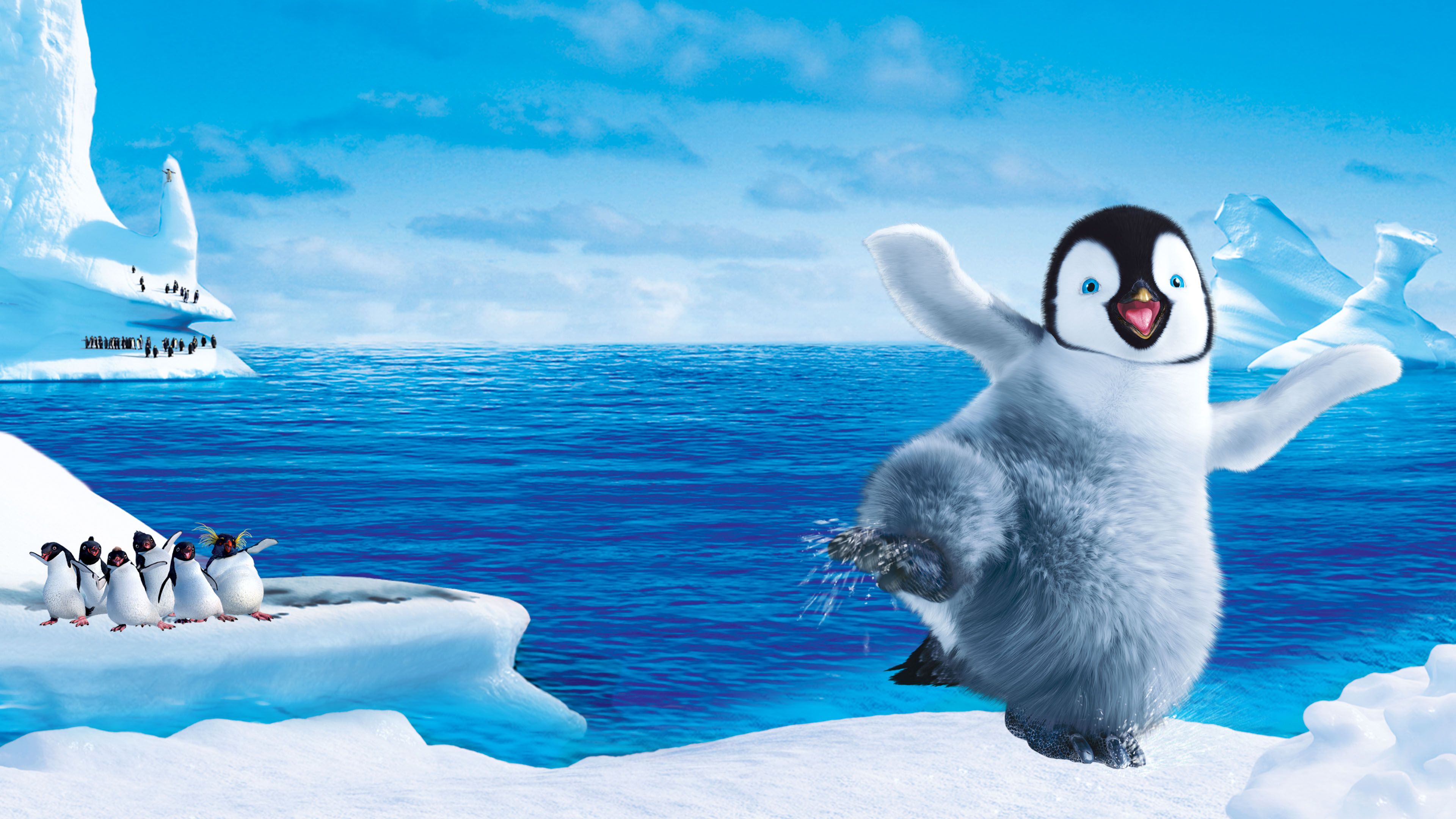 Ver Happy Feet: El Pingüino | HBO Max, image size:3840x2160