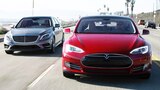 2014 Tesla Model S vs. 2014 Mercedes-Benz S550!