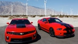 Burnout Fest! 2013 Shelby GT500 and 2012 Camaro ZL1 Road Trip