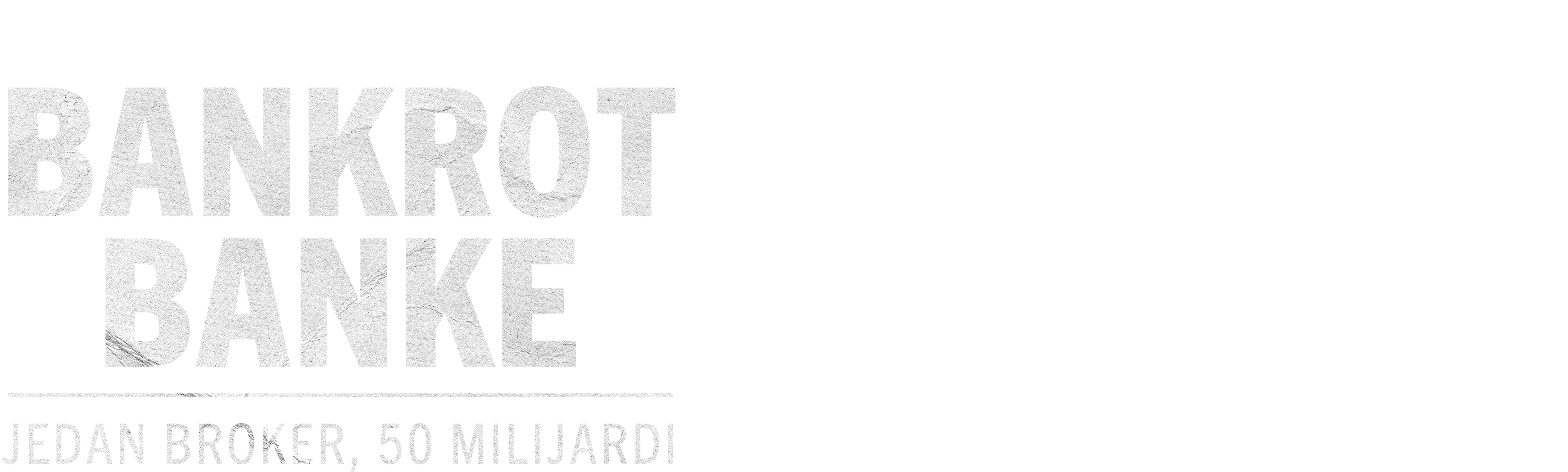 Bankrot banke: Jedan broker, 50 milijardi