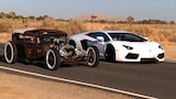 Rat Rod vs. Lamborghini Aventador