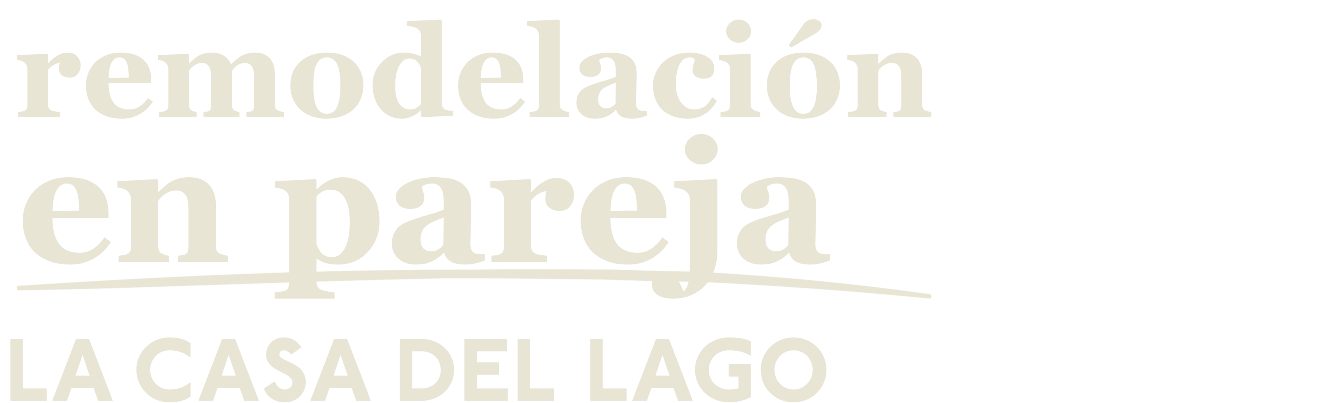 Remodelación en pareja: la casa del lago