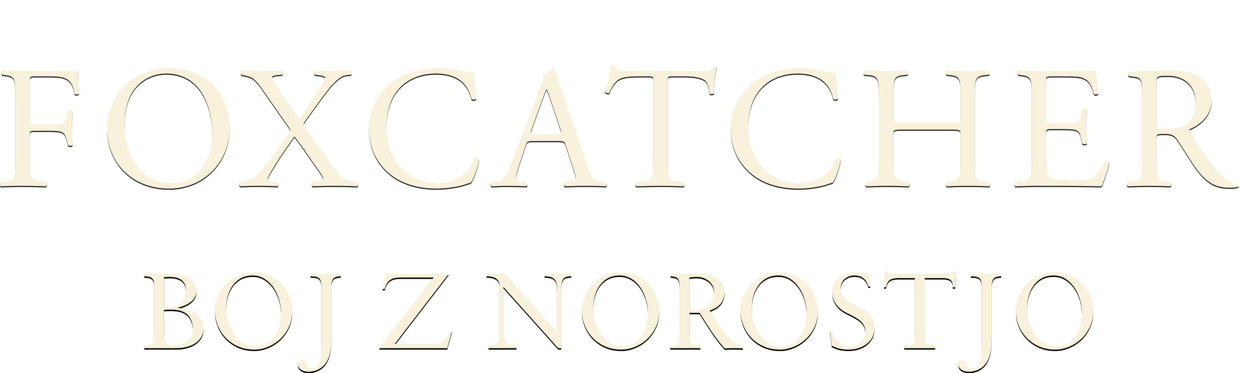 Foxcatcher: Boj z norostjo
