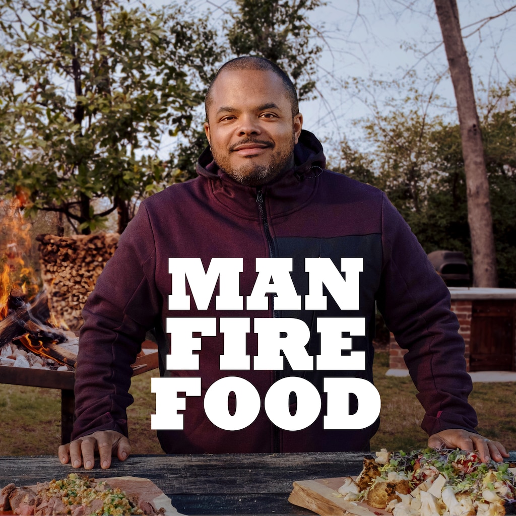 Man Fire Food