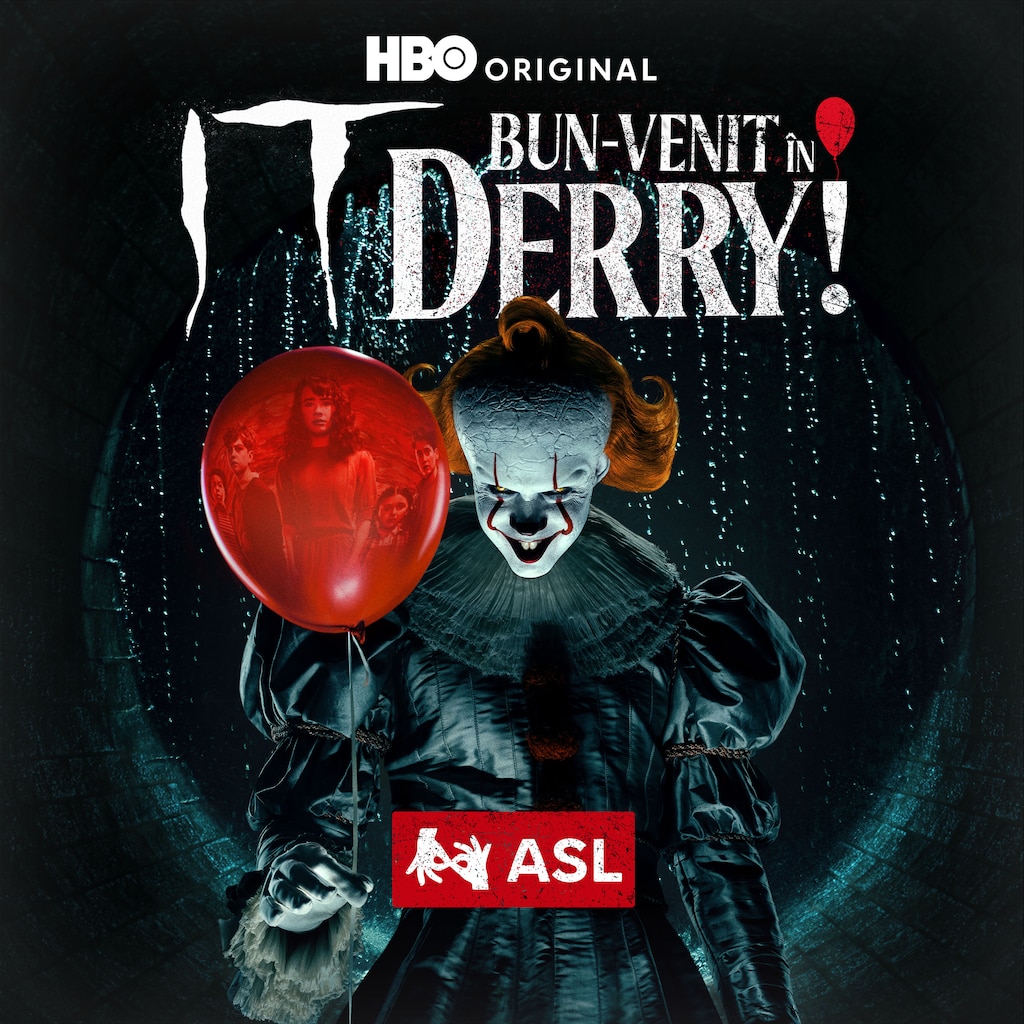 IT: Bun venit în Derry! (în limbajul american al semnelor)