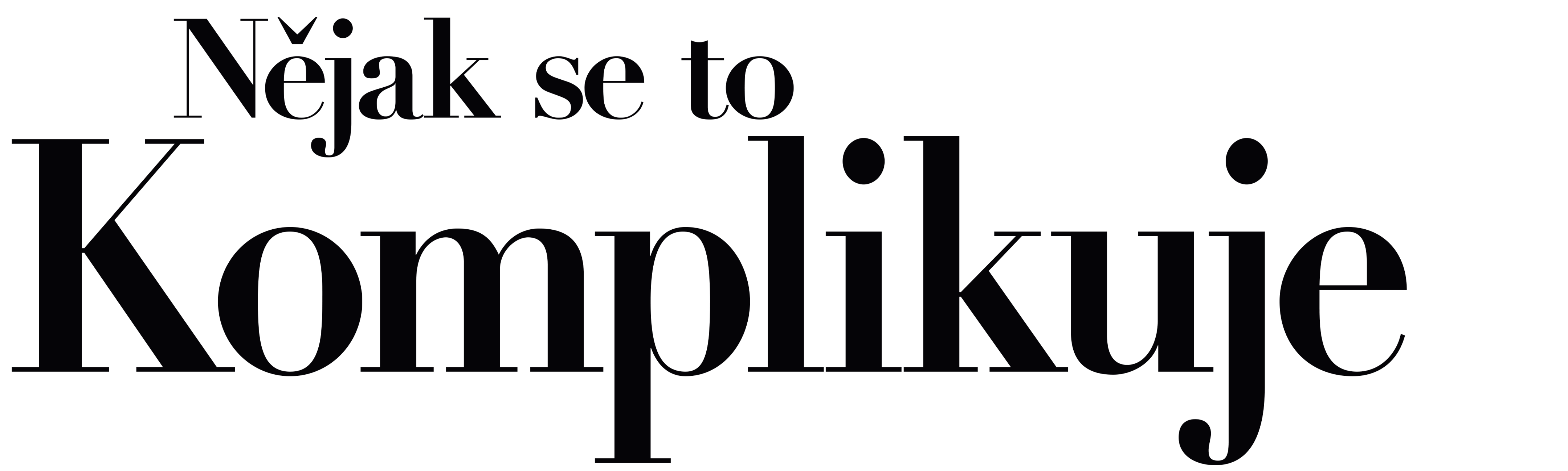 Nějak se to komplikuje