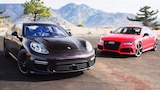 2014 Audi RS7 vs. 2014 Porsche Panamera Turbo!