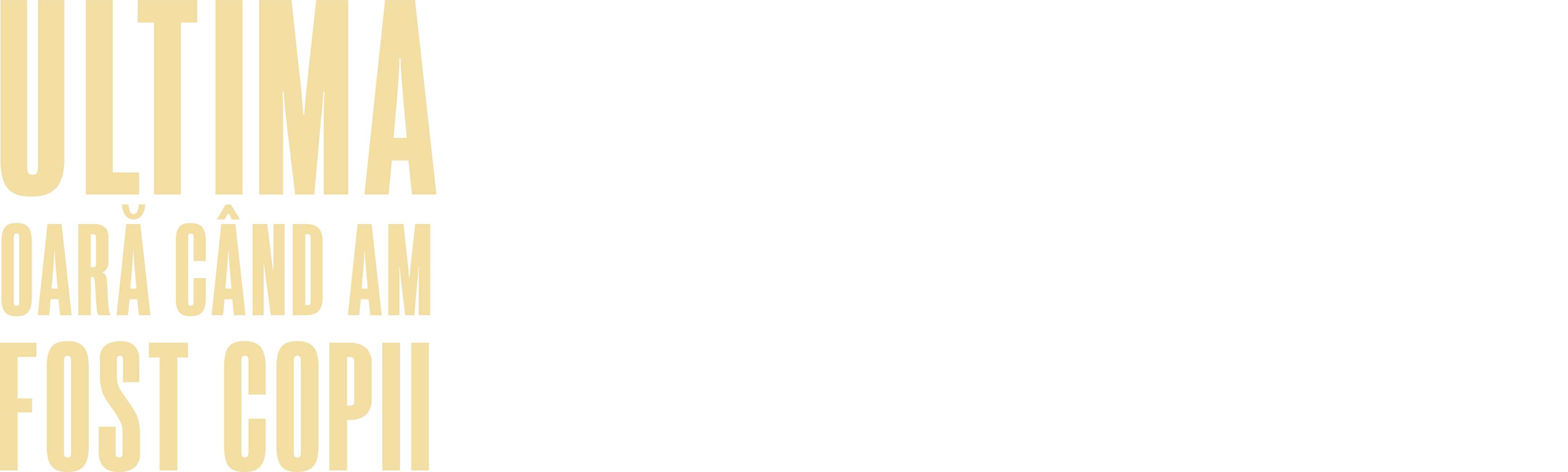 Ultima oară când am fost copii